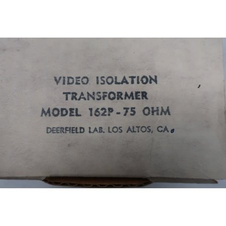 Deerfield 162P-75 Video Isolation Other Transformer 162P-75